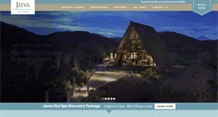 Desktop Screenshot of jeevaresorts.com